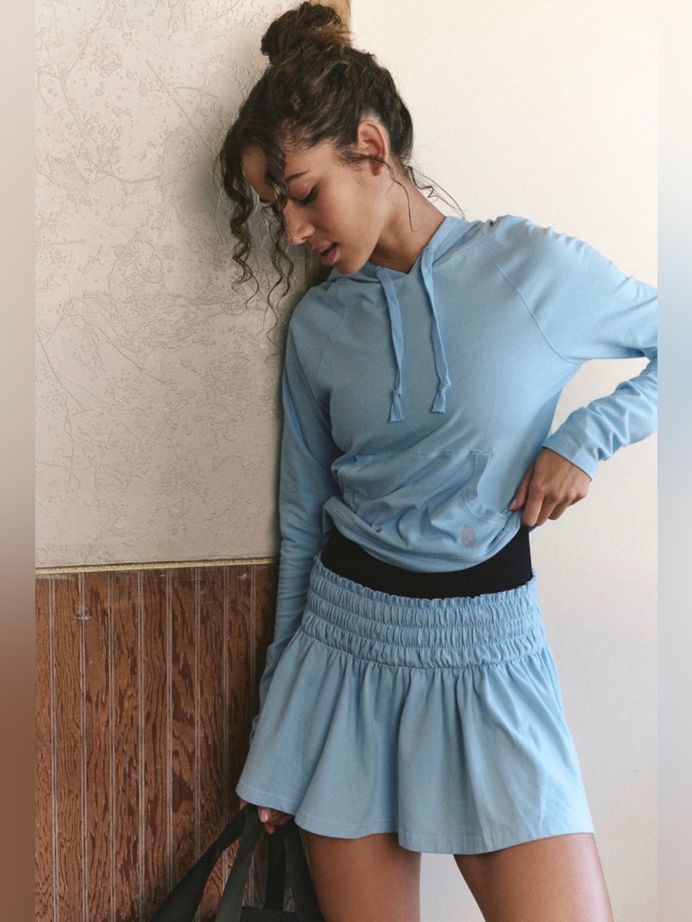 FP MOVEMENT by FREE PEOPLE Hot Shot Smocked Skirt Set